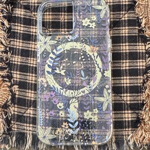 iPhone 15 floral phone case